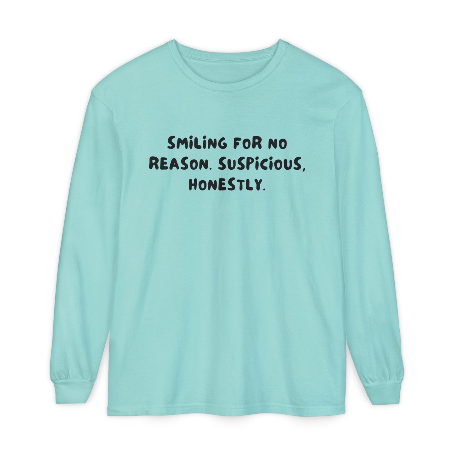 Smiling Suspicious Long Sleeve T-Shirt